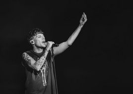 Fotoreport: Louis Tomlinson in der Marx Halle