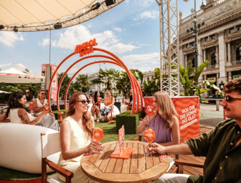Was gibt es besseres als gute Musik bei einem Glas Aperol?