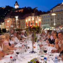Lange Tafel der GenussHauptstadt Graz 