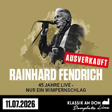 Klassik am Dom 2026 - Rainhard Fendrich