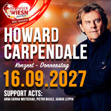 Brunner Wiesn 2027 - Howard Carpendale
