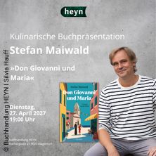 Buchpr&auml;sentation Stefan Maiwald -  Kulinarisch umrahmt von Mrs. & Mr. HEYN