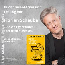 Buchpr&auml;sentation mit FLORIAN SCHEUBA