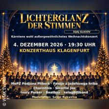 Weihnachtskonzert - Božini Koncert - Lichterglanz der Stimmen - Sijaj Glasov
