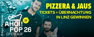 Pizzera & Jaus: Tickets + &Uuml;bernachtung in Linz gewinnen!